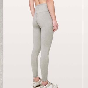 RARE NWOT Lululemon Wunder Under Snow Washed Leggings